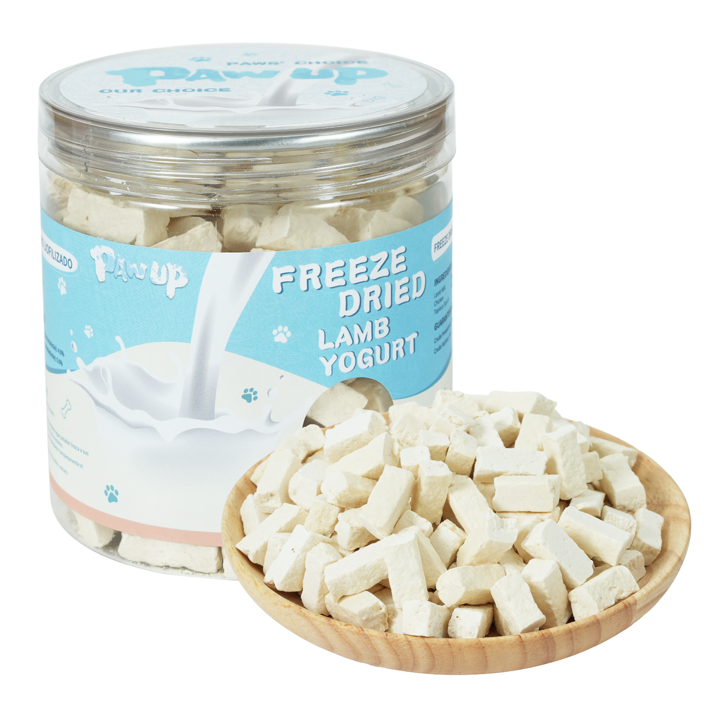 Freeze Dried Lamb Yogurt, Lamb Milk for Dogs, Gentle Dog Lamb Milk for Sensitive Stomachs Puppies, Yogurt Dog Treats,2.8 oz