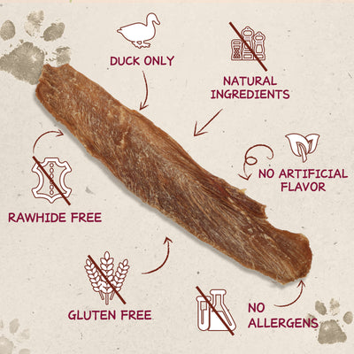Dog Treats Jerky Duck Crisp Flakes, 6oz - Pawup