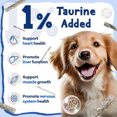 Cod Skin Dog Treats Natural High Omega 3 Dog Snacks, Single Ingredient Cod Skin Chews for Small Dogs w/Taurine, 8 oz - Pawup
