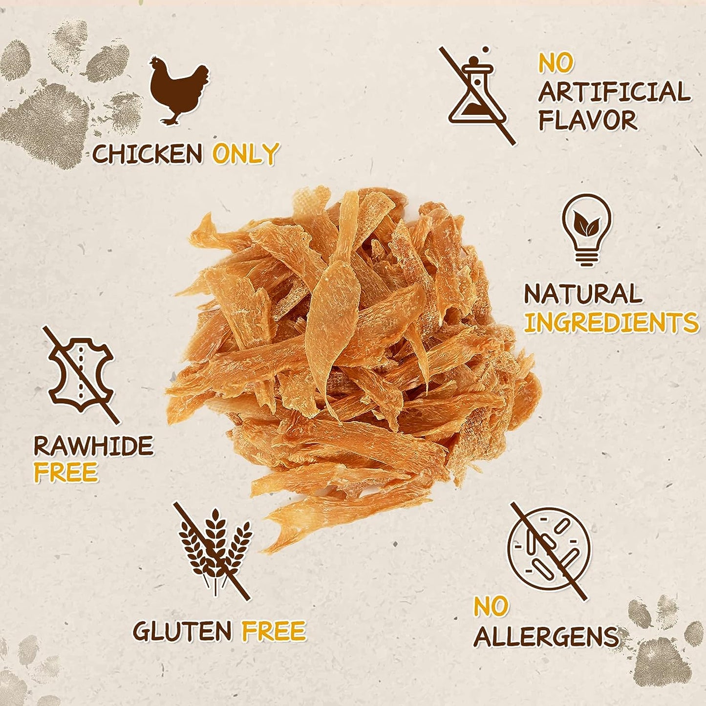 PAWUP Chicken Chip Jerky Crisp Flakes For Dog Treats, 6 oz