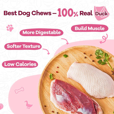 Duck Pumpkin Biscuit Stick Dog Treats, Low-Fat Chewy Snacks for Small Dogs, 12.5 oz - Pawup