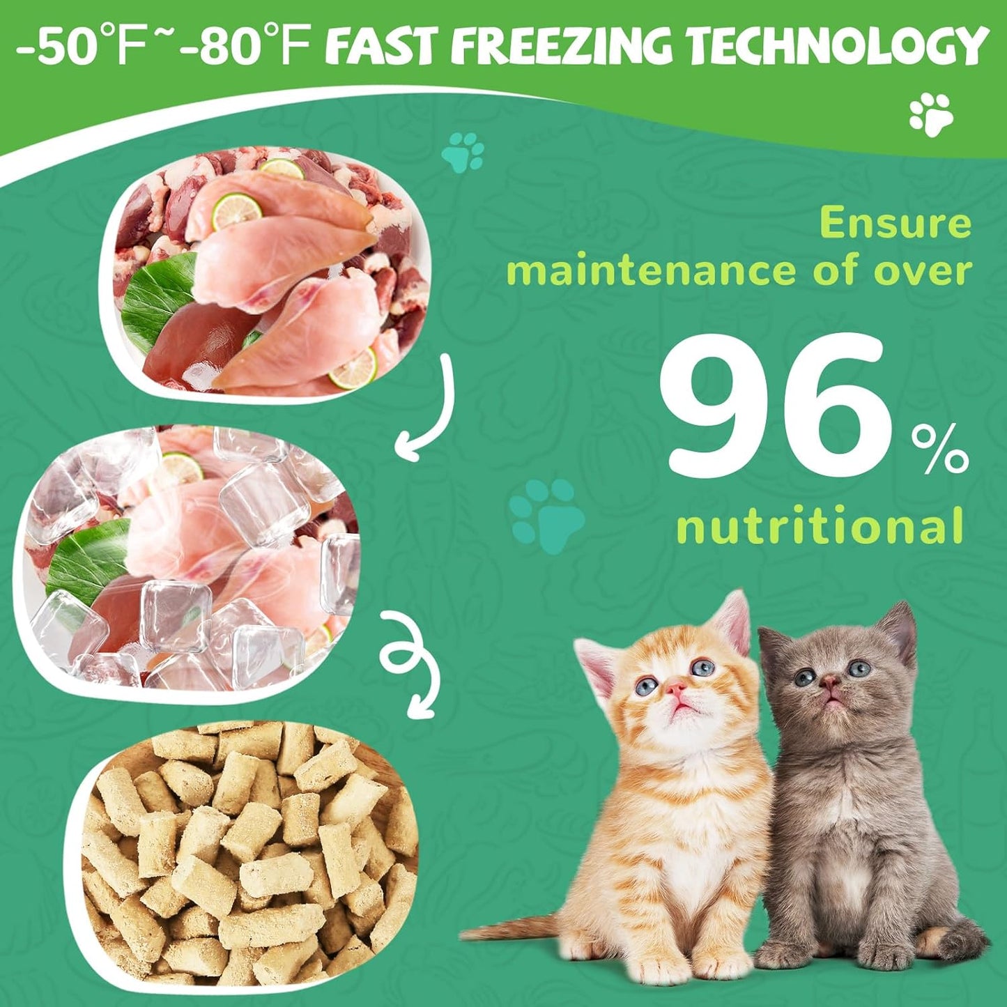 PAWUP Pet Food Freeze Dried Meat Bites Chicken Recipe