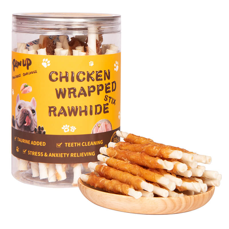 PAWUP Chicken Wrapped Rawhide Sticks Dog Treats, oz – Pawup