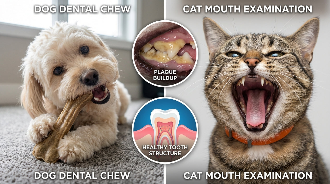 Why Your Dog or Cat’s Lower Teeth Turn Yellow