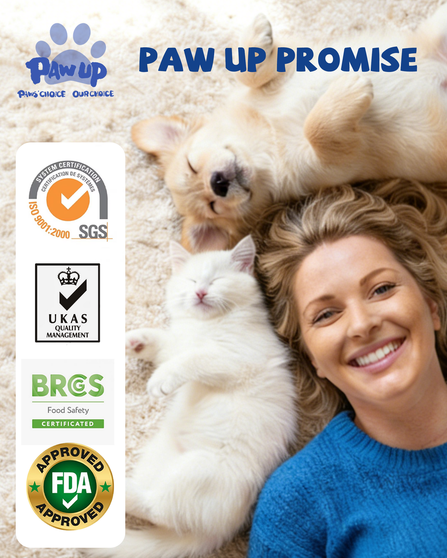 PAWUP Cod Skin Dog Treats with Duck Dog Snacks High Protein and Omega-3, Natural Dog Chews w/Taurine, 21 oz - Pawup