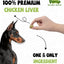 Freeze-Dried Chicken Liver Treats for Dogs, High-Protein Snacks, 4.6 oz - Pawup