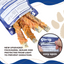 PAWUP Chicken Wrapped Cod Skin Dog Treat, Fish Skins Rolls w/Taurine, High Protein Rawhide Free for Small Medium Large Dogs, 11oz