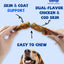 PAWUP Dog Treat Chicken Wrapped Cod Skins, Fish Chews Rolls for Medium Dogs, Healthy, Rawhide-Free, 21 oz - Pawup