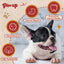Turkey Jerky Dog Treats, High Protein Turkey Breast Chews, Natural Healthy Dog Bones, Long-Lasting Bone Treats for Large Dogs, Low Cholesterol Snacks w/Beef Tendon (13g/Stick, 6 Sticks)