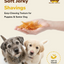 PAWUP Soft Dog Treats, Chicken & Shrimp Jerky Shavings, Easy to Chew Dog Food Topper & Meal Mixer for Small & Senior Dogs, Grain Free, Taurine Added, 6.6 oz