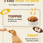 PAWUP Soft Dog Treats, Chicken & Shrimp Jerky Shavings, Easy to Chew Dog Food Topper & Meal Mixer for Small & Senior Dogs, Grain Free, Taurine Added, 6.6 oz