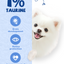 PAWUP Cod Skin Rolls Dog Treats Natural High Omega 3 Dog Snacks, Single Ingredient Cod Skin Chews for Small Dogs w/Taurine, 16 oz - Pawup