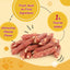 PAWUP Dog Treats Duck Cheese Sausage for Dogs, Fresh Duck, 12.5oz/355g, 1% Taurine Addded, Rawhide Free, Traning&Rewards Dog Snacks