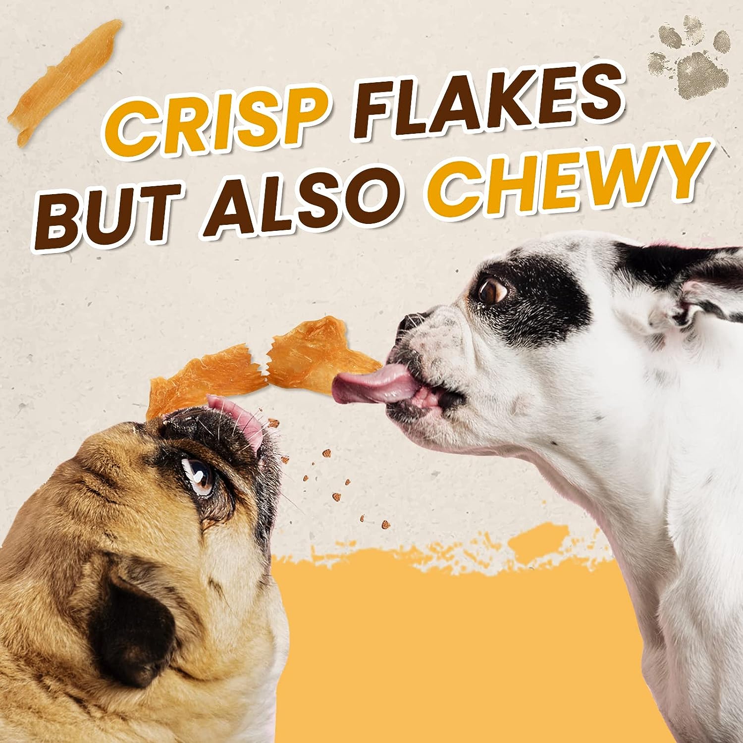 PAWUP Chicken Chip Jerky Crisp Flakes For Dog Treats, 6 oz