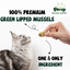PAWUP Freeze Dried Green Lipped Mussels Dog Treats – Raw Single Ingredient Snacks for Joint & Hip Health, Rich in Omega-3, Grain Free, 3.5 oz