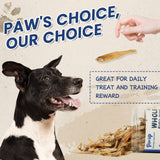 PAWUP Whole Fish Chews Dog Treats, Protein and Omega-3, 8 oz