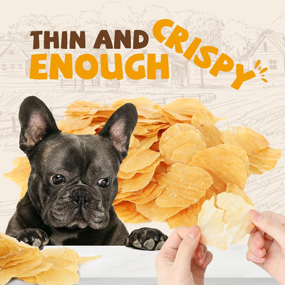 PAWUP Chicken Chips for Dogs, 99% Chicken Dog Snacks, 4oz