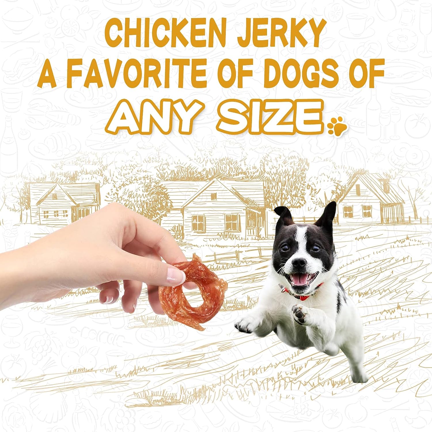 PAWUP Chicken Jerky Rings Dog Treats For Training, oz – Pawup