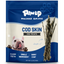 PAWUP Cod Skin Strips Dog Treats, Natural Fish Skin Chews, Omega-3 Rich for Skin & Coat Health, Single Ingredient Dog Snacks for Small & Medium Dogs, 16 oz - Pawup