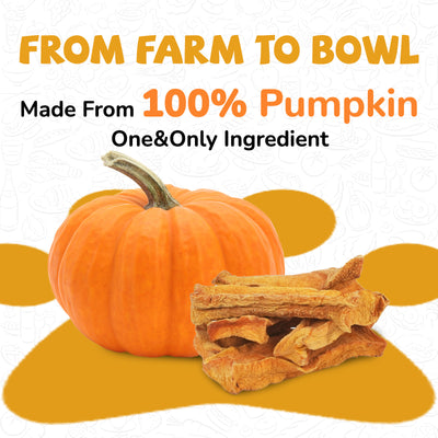 Pumpkin Slices, Low Fat Snacks for Sensitive Stomachs, 5.29 oz - Pawup