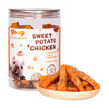 PAWUP Dog Treats Chicken Jerky Wrapped Sweet Potato, 12.5 oz